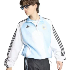 adidas Argentinië 2006 Trainingsjack Wit Blauw Goud
