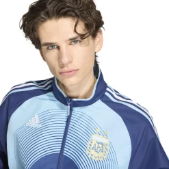adidas Argentinië Trainingspak 2006 Donkerblauw Lichtblauw Goud