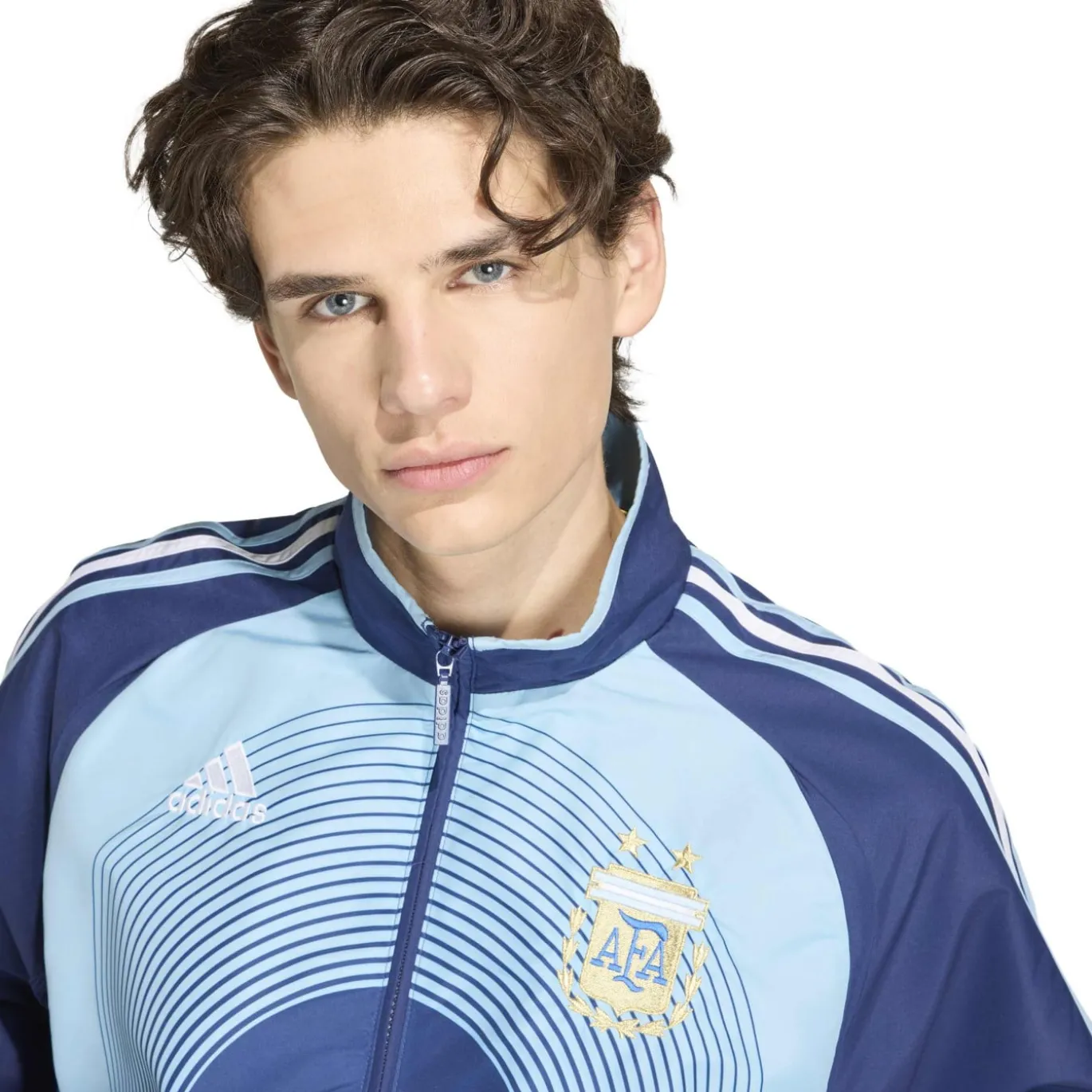 adidas Argentinië Trainingspak 2006 Donkerblauw Lichtblauw Goud