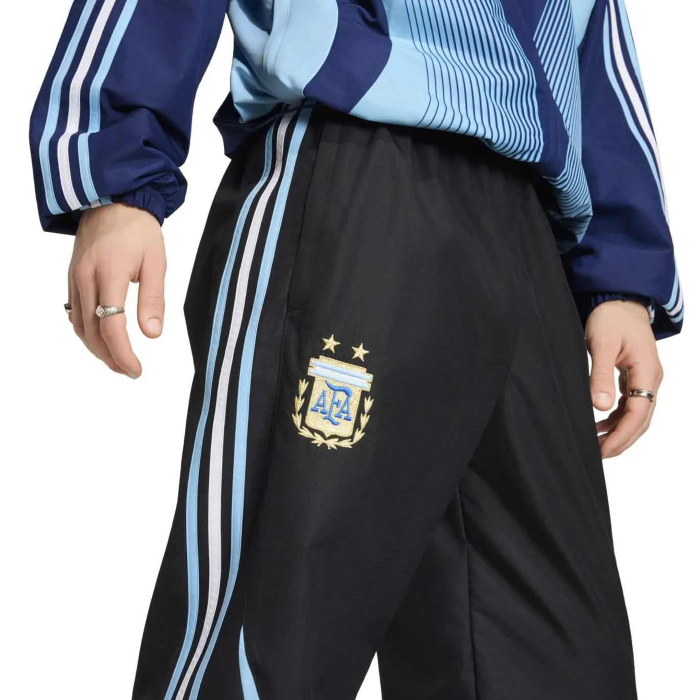 adidas Argentinië Trainingspak 2006 Donkerblauw Lichtblauw Goud