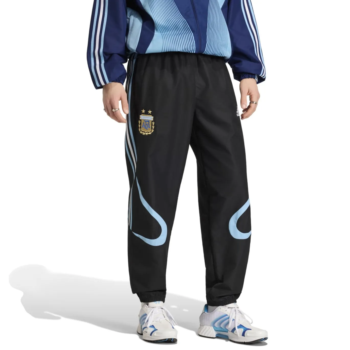 adidas Argentinië Trainingspak 2006 Donkerblauw Lichtblauw Goud