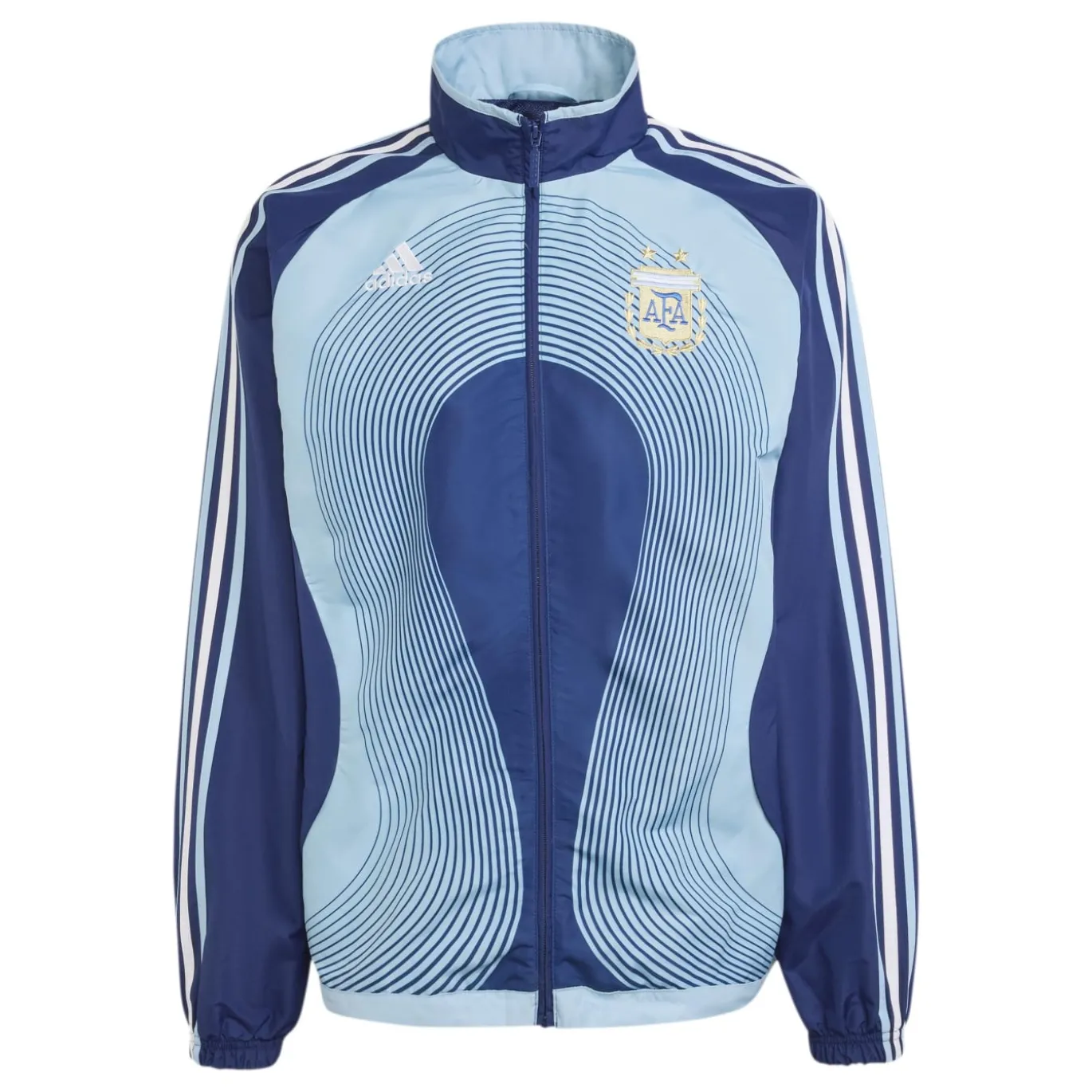 adidas Argentinië Trainingspak 2006 Donkerblauw Lichtblauw Goud