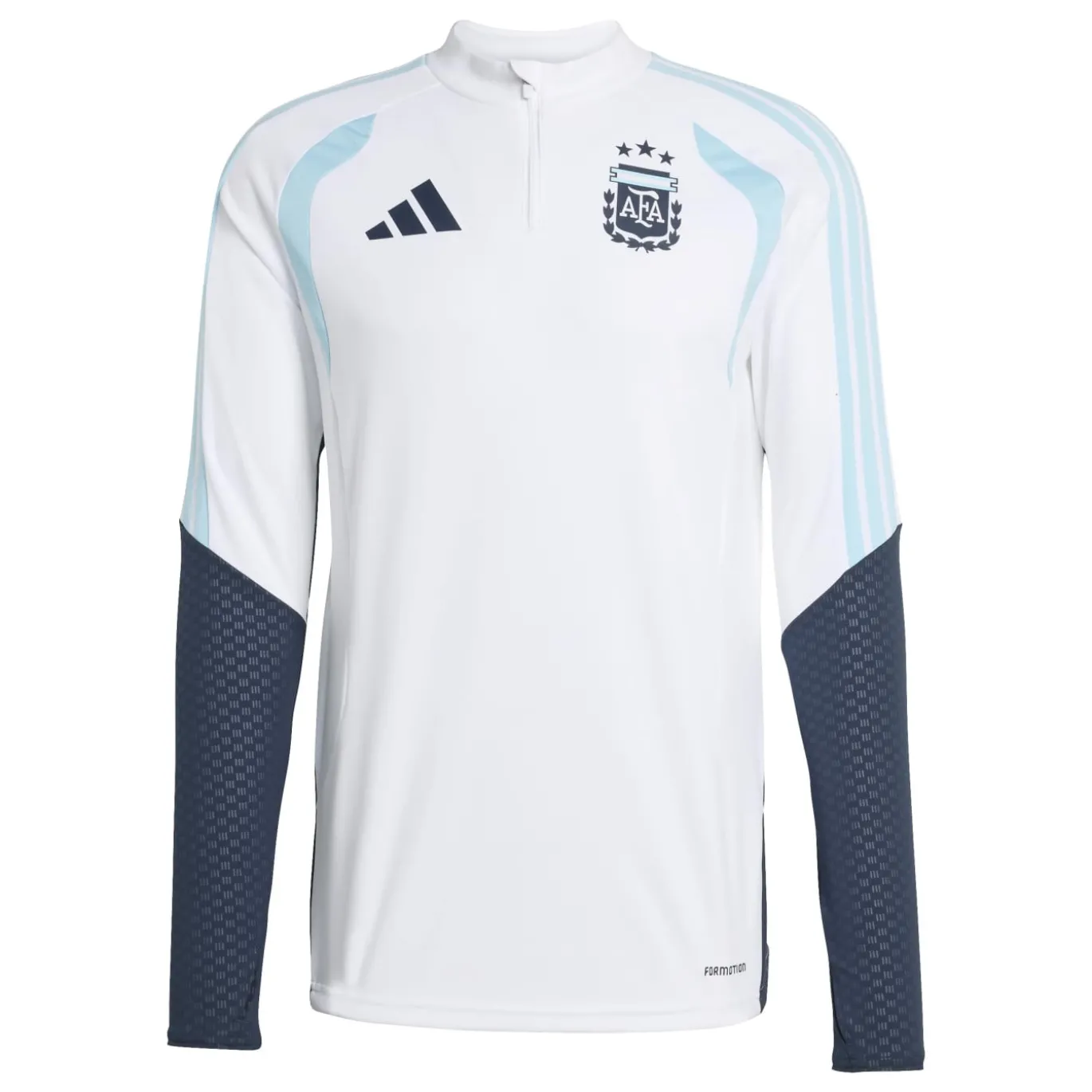 adidas Argentinië Trainingspak 1/4-Zip 2026-2028 Wit Donkerblauw Lichtblauw