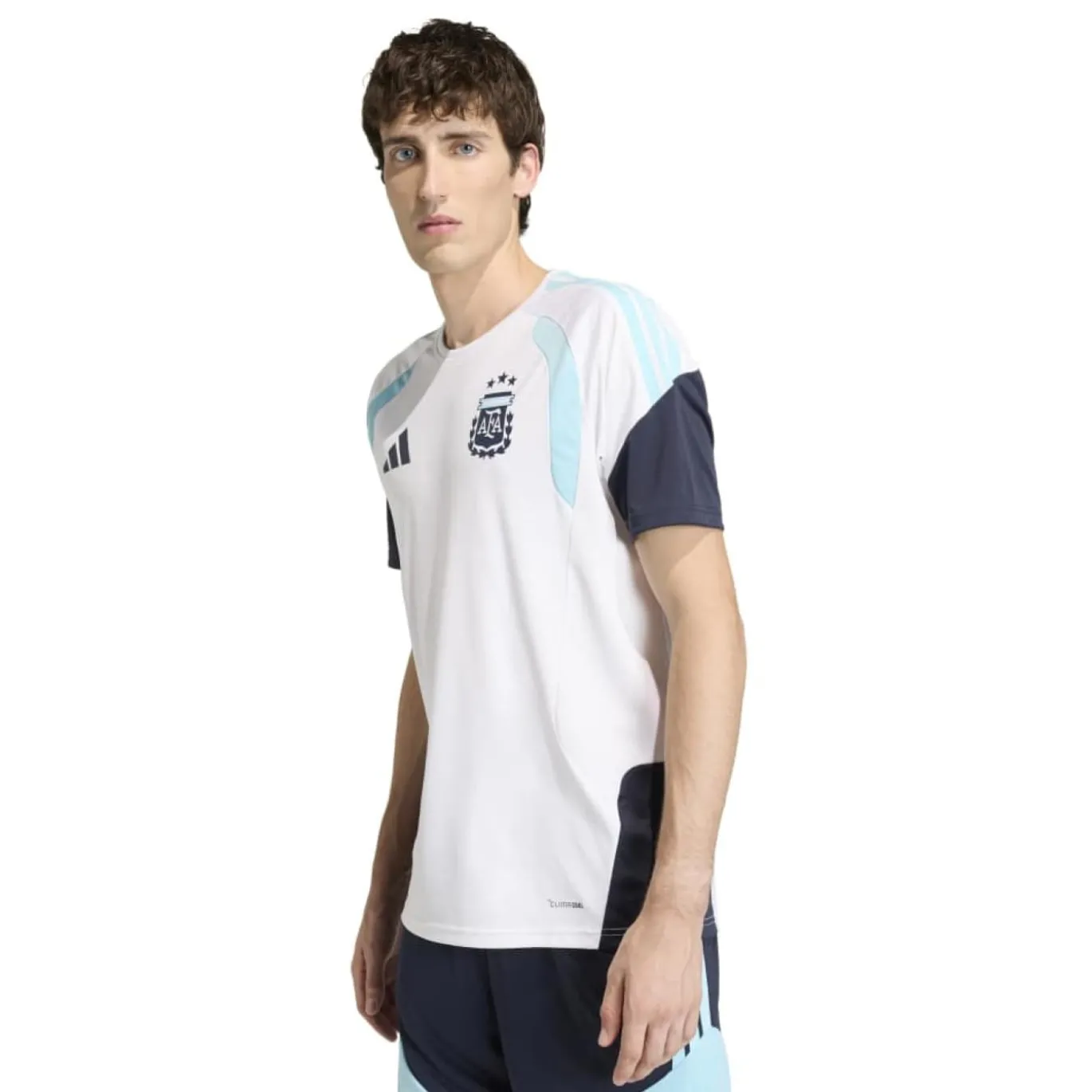 adidas Argentinië Trainingsshirt 2026-2028 Wit Donkerblauw Lichtblauw