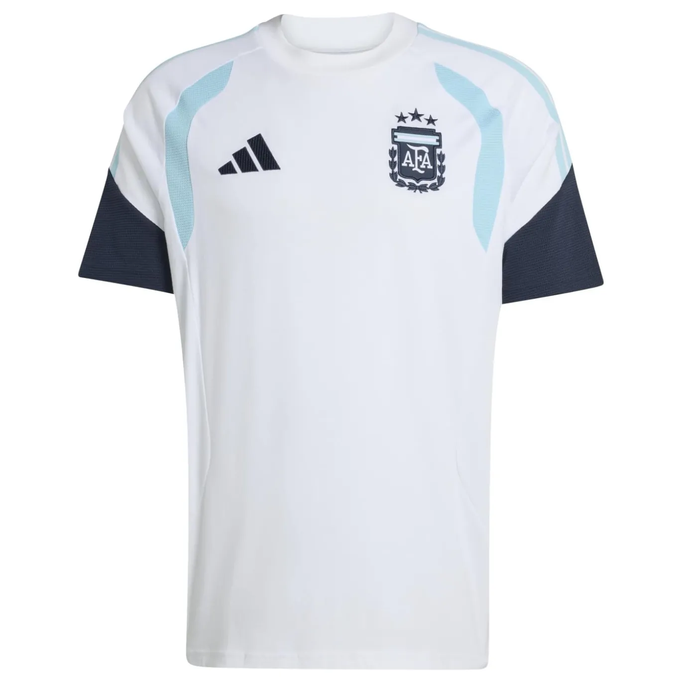 adidas Argentinië Trainingsshirt 2026-2028 Wit Donkerblauw Lichtblauw