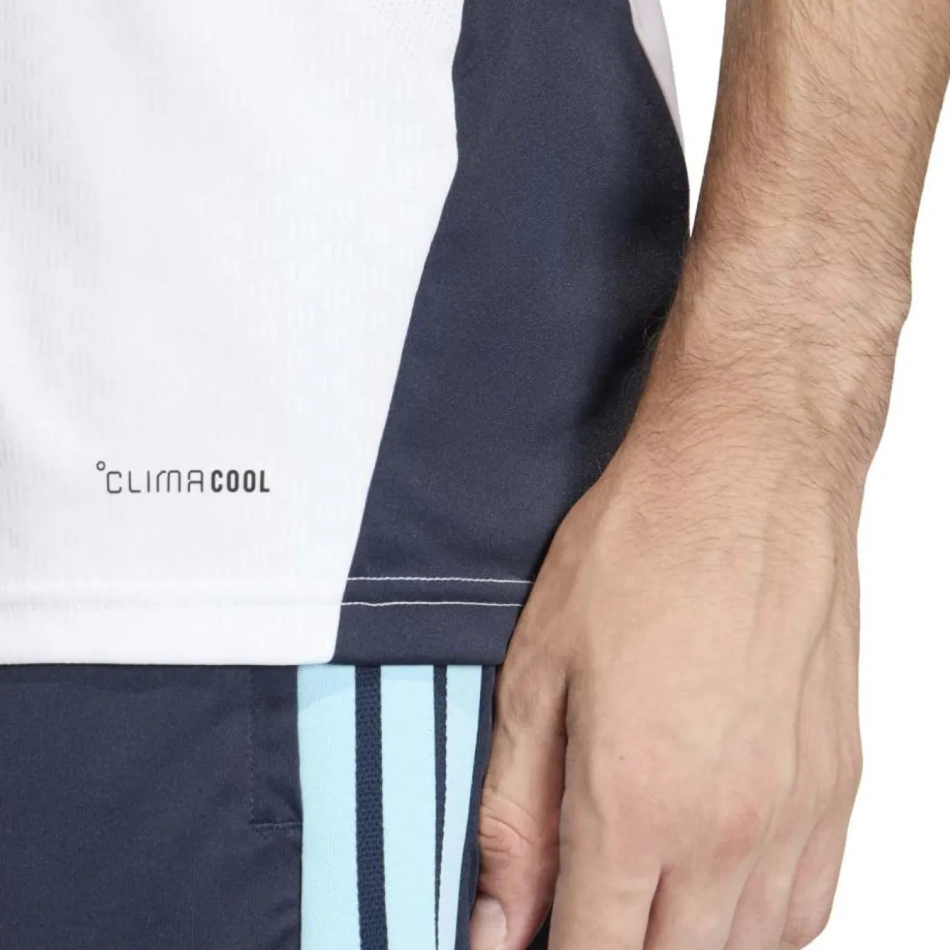 adidas Argentinië Trainingsshirt 2026-2028 Wit Donkerblauw Lichtblauw