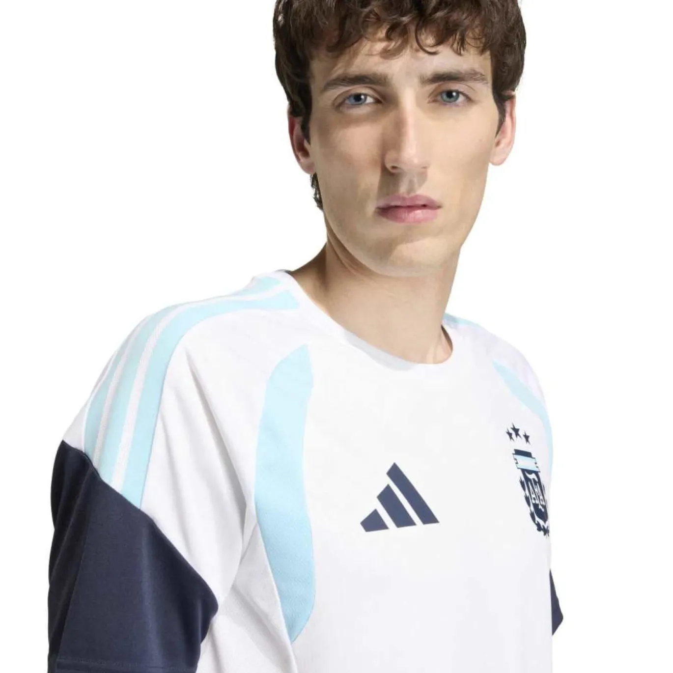 adidas Argentinië Trainingsset 2026-2028 Wit Donkerblauw Lichtblauw
