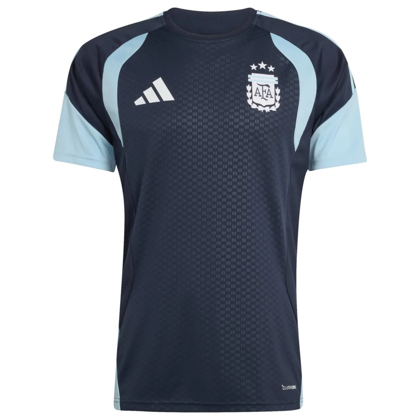 adidas Argentinië Trainingsshirt 2026-2028 Donkerblauw Lichtblauw Wit