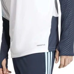 adidas Argentinië Trainingstrui 1/4-Zip 2026-2028 Wit Donkerblauw Lichtblauw