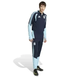 adidas Argentinië Trainingstrui 1/4-Zip 2026-2028 Donkerblauw Lichtblauw Wit