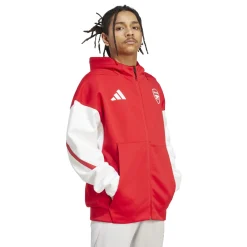 adidas Arsenal Anthem Trainingsjack 2025-2026 Rood Wit