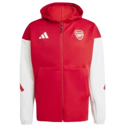 adidas Arsenal Anthem Trainingsjack 2025-2026 Rood Wit