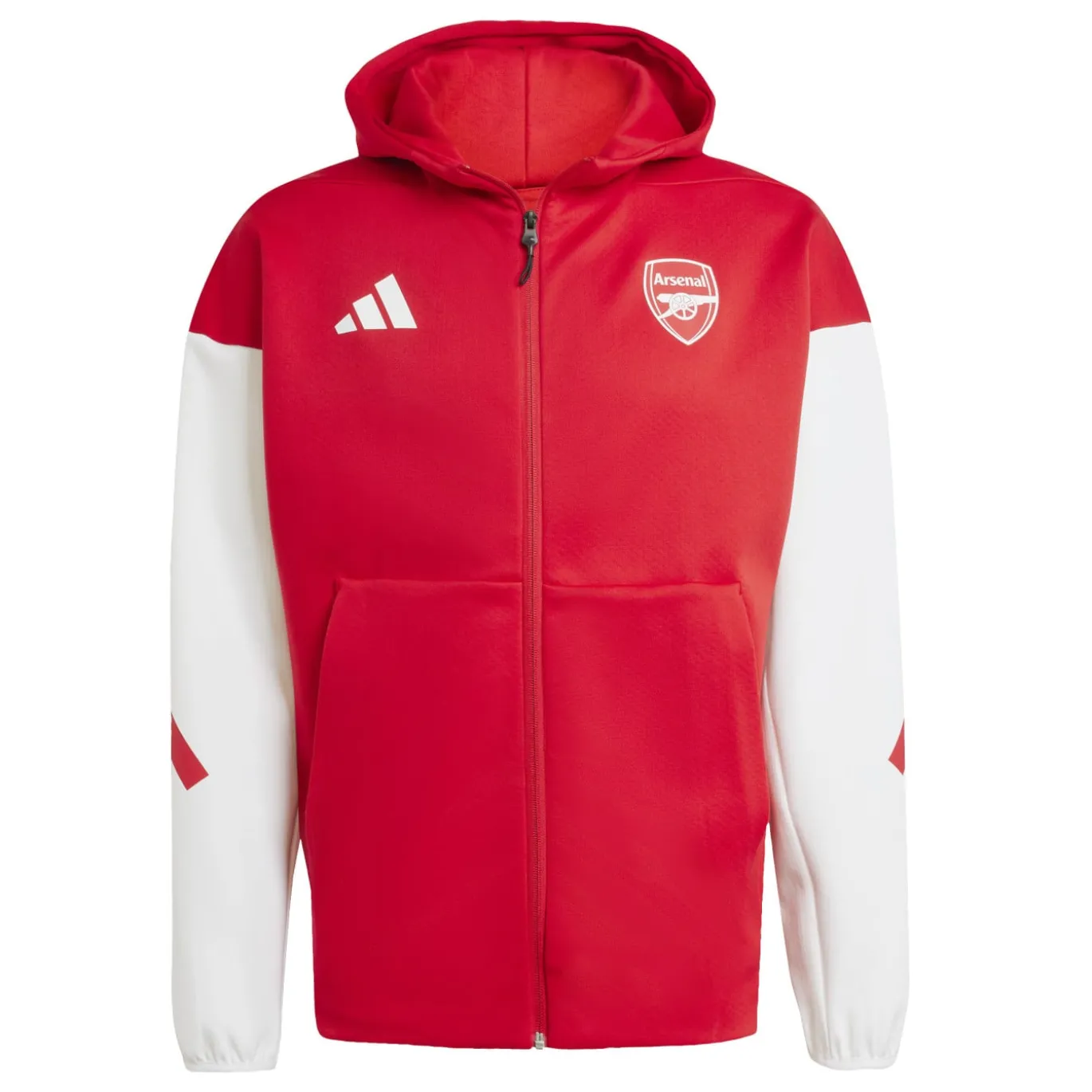 adidas Arsenal Anthem Trainingsjack 2025-2026 Rood Wit