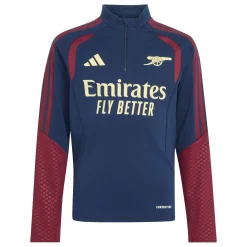 adidas Arsenal Europees Trainingstrui 1/4-Zip 2026-2027 Kids Donkerblauw Rood Lichtgeel