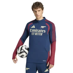 adidas Arsenal Europees Trainingstrui 1/4-Zip 2026-2027 Donkerblauw Rood Lichtgeel