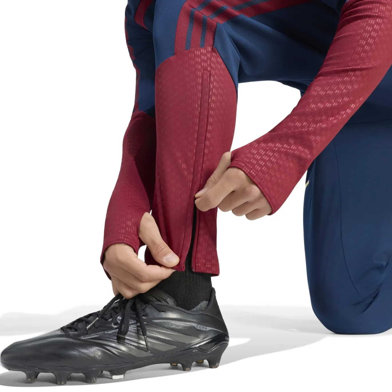 adidas Arsenal Europees Trainingsbroek 2026-2027 Donkerblauw Rood Lichtgeel