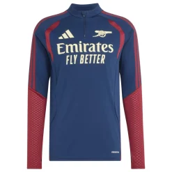 adidas Arsenal Europees Trainingspak 1/4-Zip 2026-2027 Donkerblauw Rood Lichtgeel