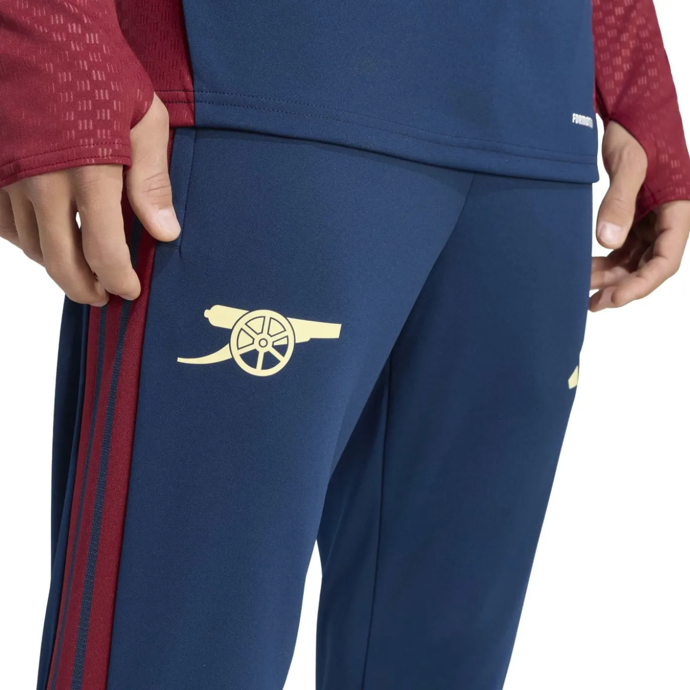 adidas Arsenal Europees Trainingspak 1/4-Zip 2026-2027 Donkerblauw Rood Lichtgeel