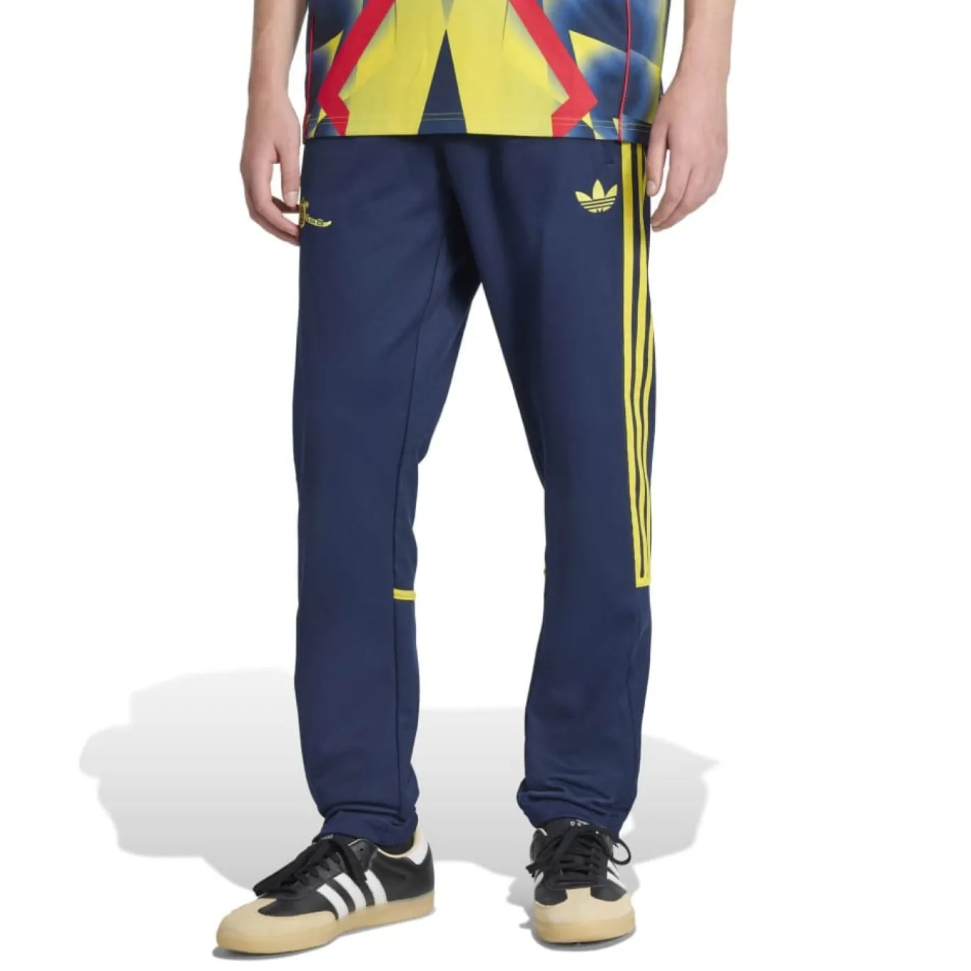 adidas Arsenal Lifestyler Trainingsbroek Donkerblauw Geel