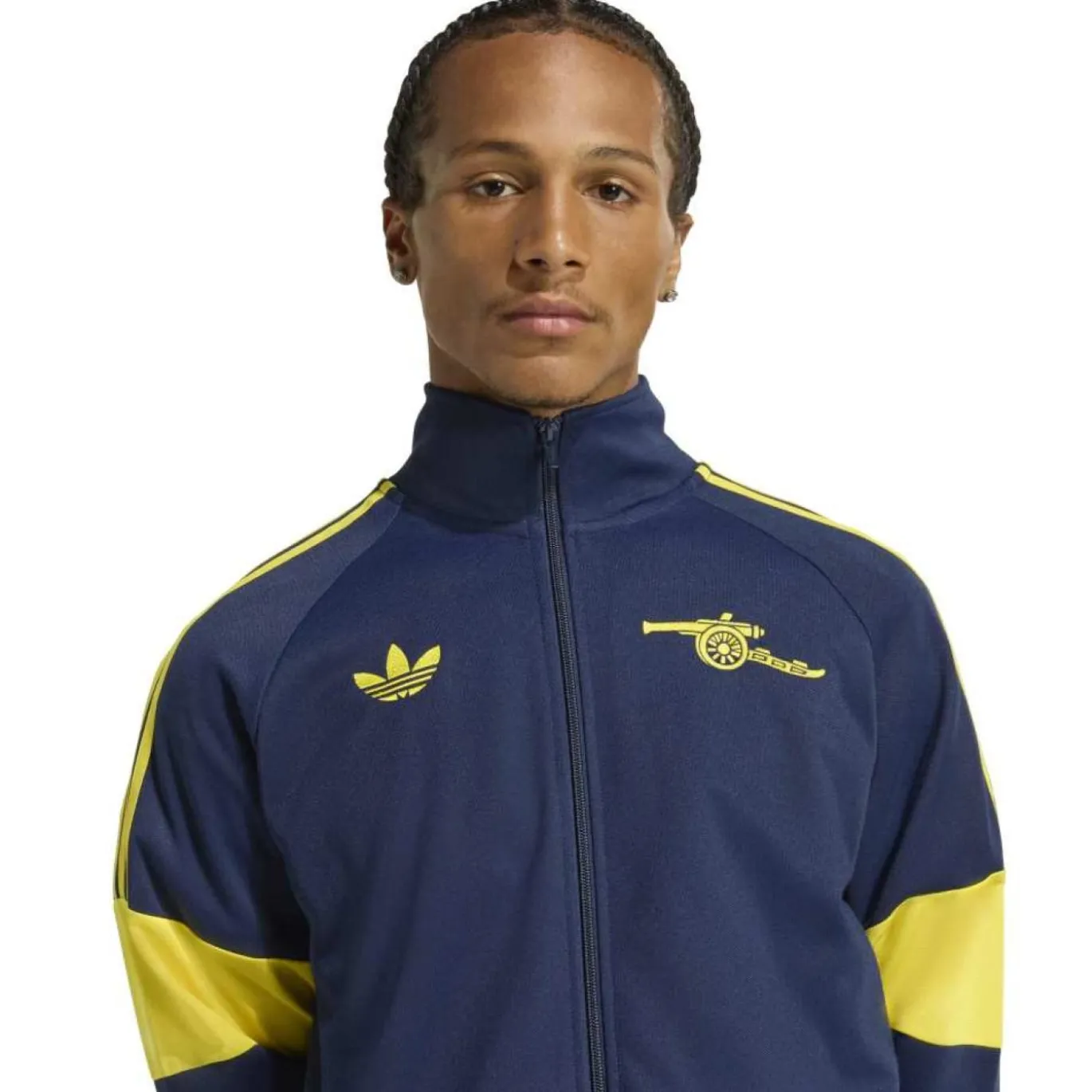 adidas Arsenal Lifestyler Trainingsjack 1992-1994 Donkerblauw Geel
