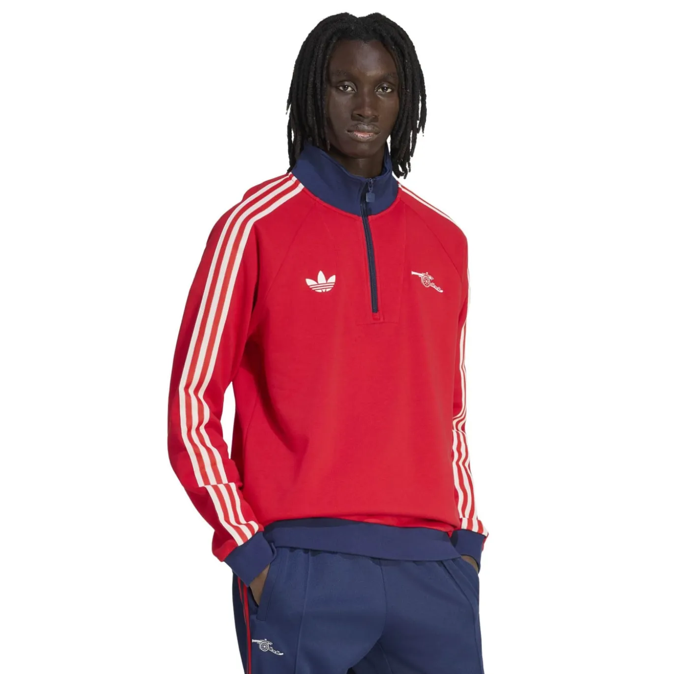 adidas Arsenal Originals Trainingspak 1/4-Zip Rood Donkerblauw Wit