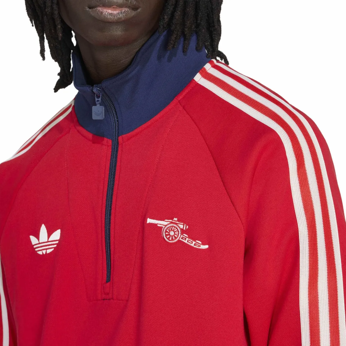 adidas Arsenal Originals Trainingspak 1/4-Zip Rood Donkerblauw Wit