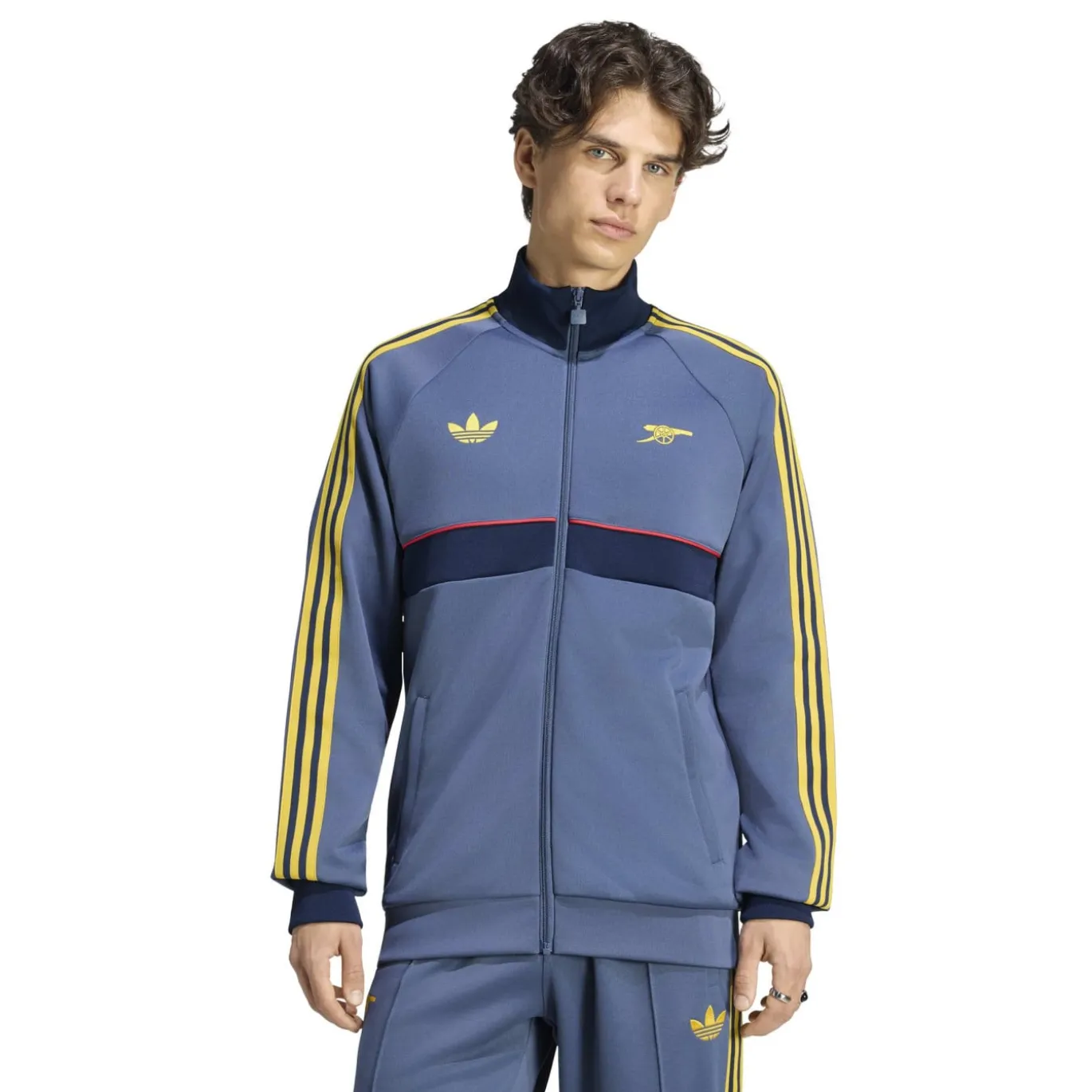 adidas Arsenal Originals Trainingsjack Donkerblauw Lichtoranje
