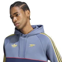 adidas Arsenal Originals Trainingspak Hooded Donkerblauw Lichtoranje