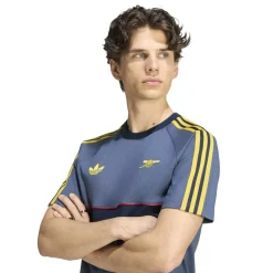 adidas Arsenal Originals T-Shirt Donkerblauw Lichtoranje