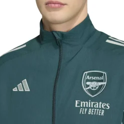 adidas Arsenal Presentatie Trainingspak 2025-2026 Donkergroen Grijs