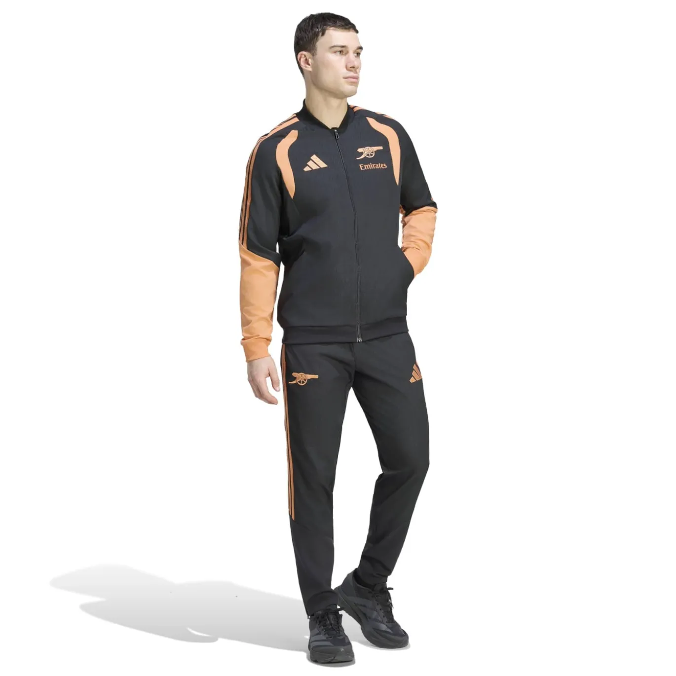adidas Arsenal Presentatie Trainingsbroek 2026-2027 Zwart Oranje