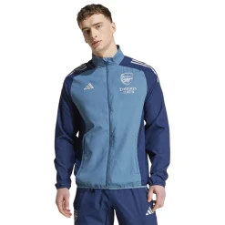 adidas Arsenal Presentatie Trainingsjack 2025-2026 Blauw Donkerblauw Wit