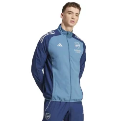 adidas Arsenal Presentatie Trainingsjack 2025-2026 Blauw Donkerblauw Wit