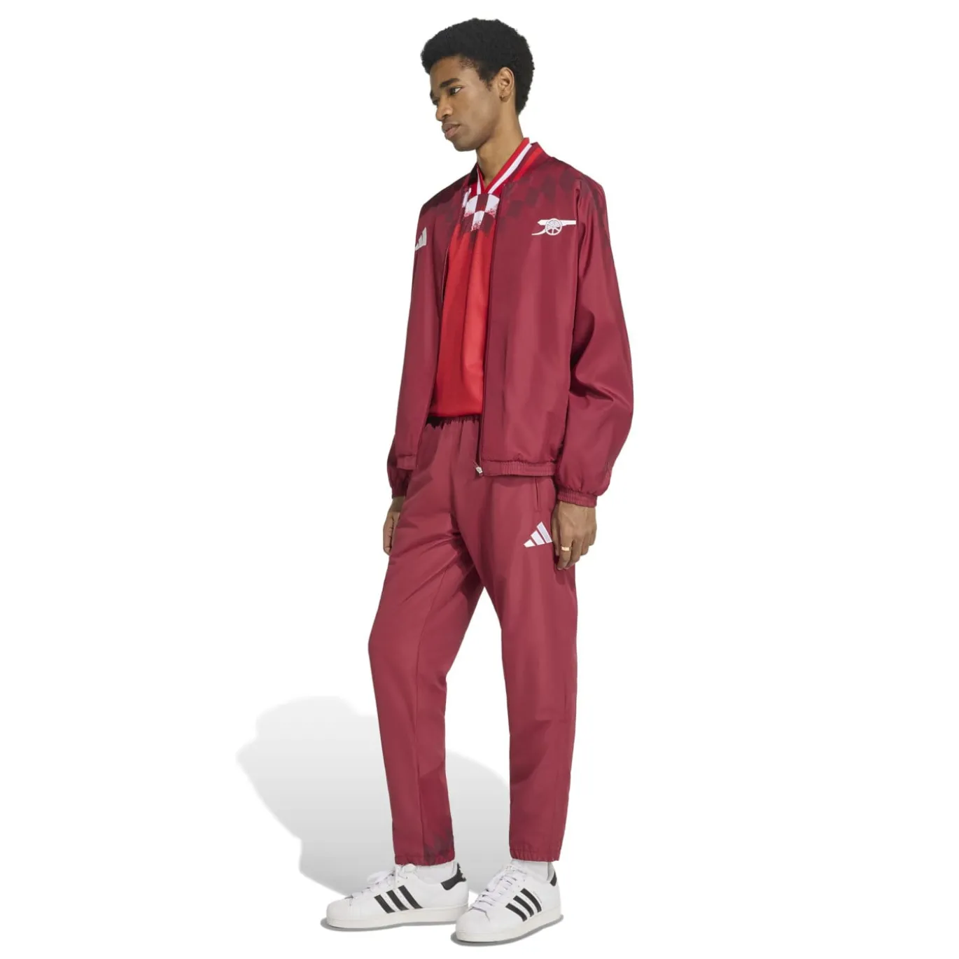 adidas Arsenal Stadium Full Set 2026-2027 Bordeauxrood Zwart Wit