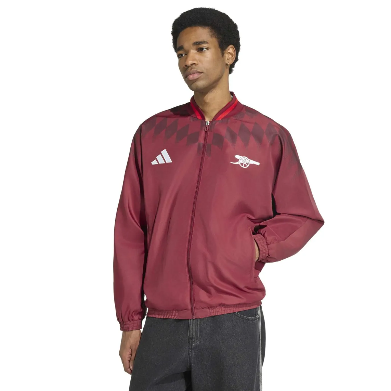 adidas Arsenal Stadium Full Set 2026-2027 Bordeauxrood Zwart Wit