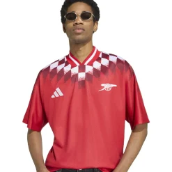 adidas Arsenal Stadium T-Shirt 2026-2027 Rood Wit