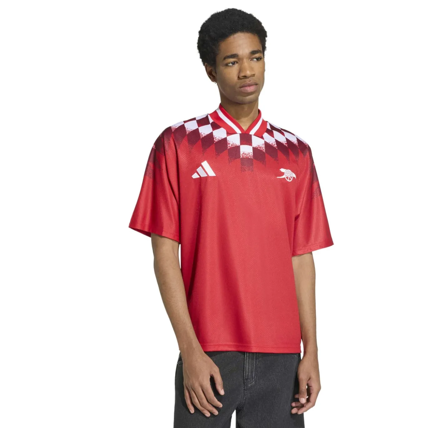 adidas Arsenal Stadium T-Shirt 2026-2027 Rood Wit