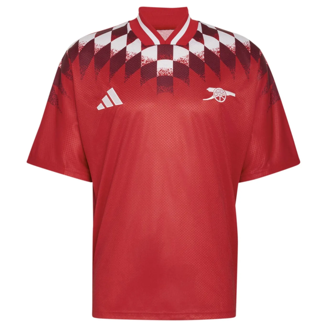 adidas Arsenal Stadium T-Shirt 2026-2027 Rood Wit