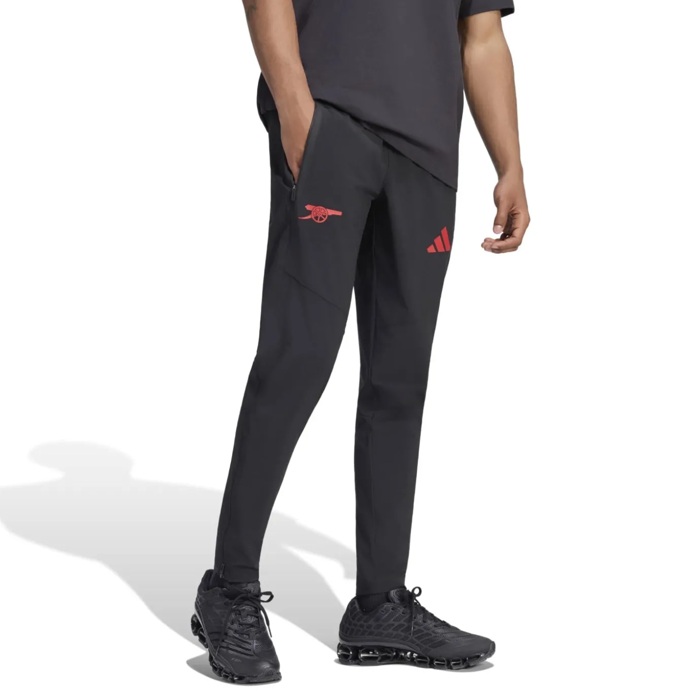 adidas Arsenal Tiro Travel Trainingspak 2026-2027 Zwart Rood