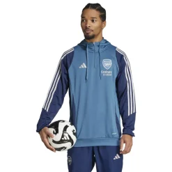 adidas Arsenal Track Hoodie 2025-2026 Blauw Donkerblauw Wit