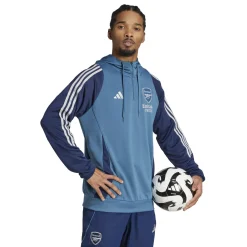adidas Arsenal Track Hoodie 2025-2026 Blauw Donkerblauw Wit