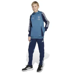 adidas Arsenal Track Hoodie 2025-2026 Kids Blauw Donkerblauw Wit