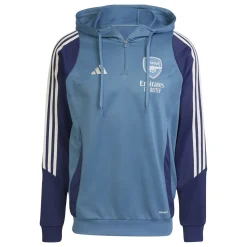 adidas Arsenal Track Trainingspak Hooded 2025-2026 Blauw Donkerblauw Wit