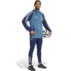 adidas Arsenal Track Trainingspak Hooded 2025-2026 Blauw Donkerblauw Wit