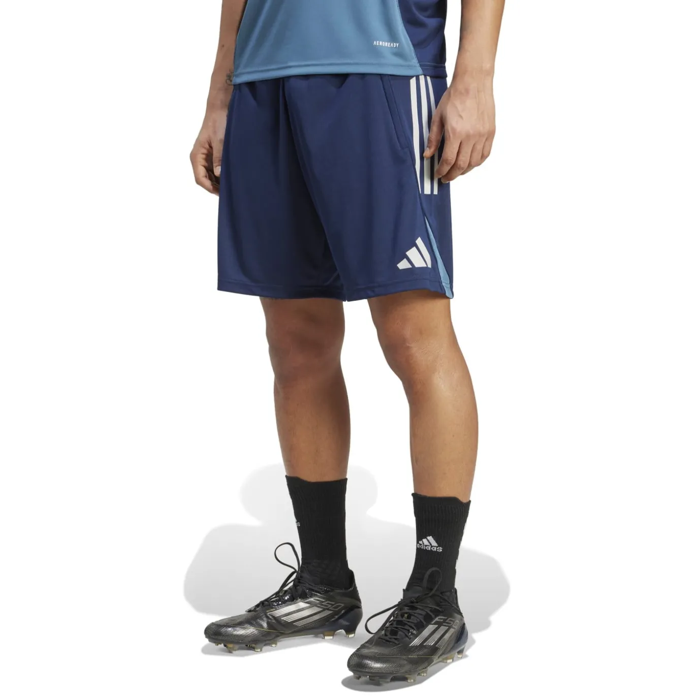 adidas Arsenal Trainingsbroekje 2025-2026 Donkerblauw Blauw Wit