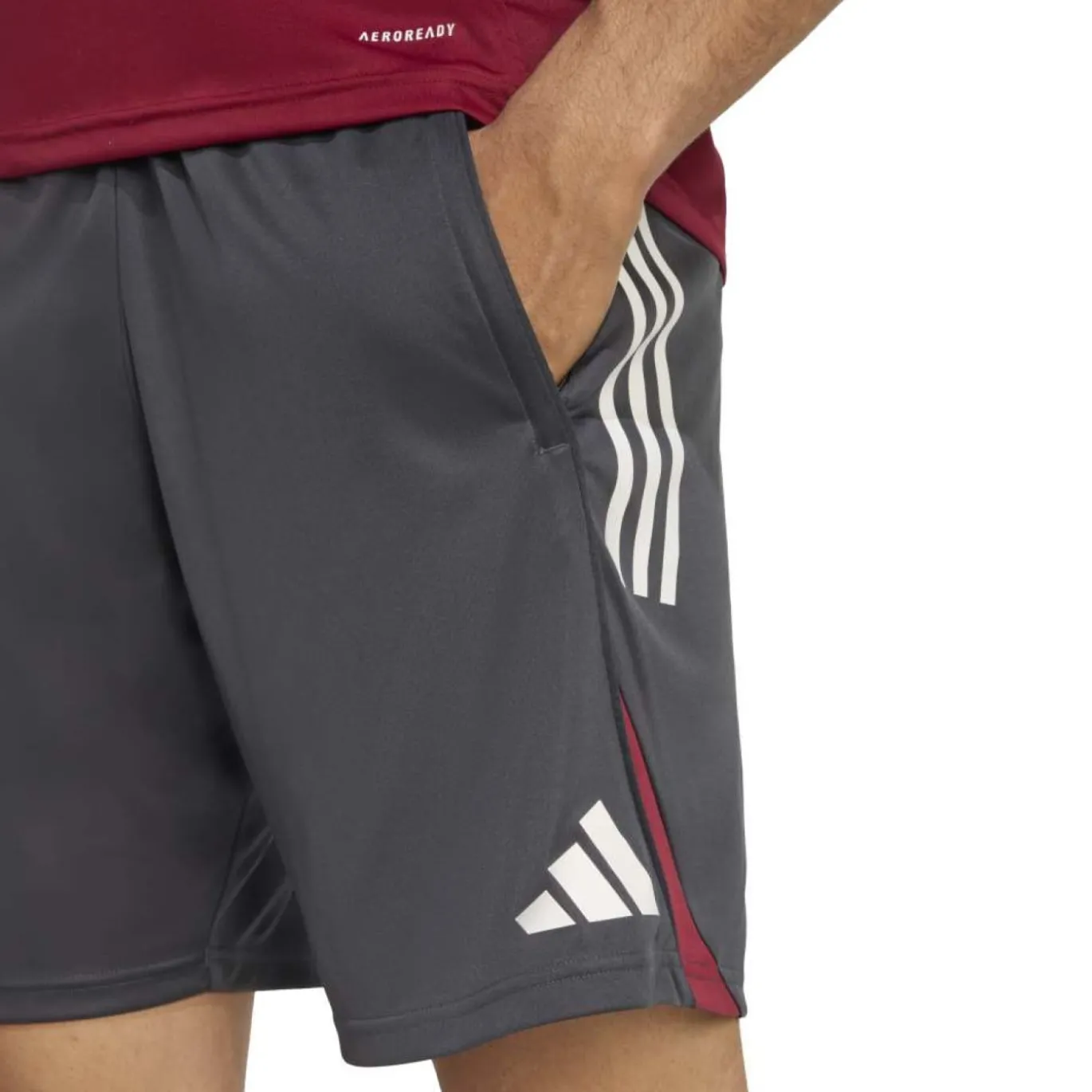 adidas Arsenal Trainingsbroekje Europees 2025-2026 Grijs Wit Rood