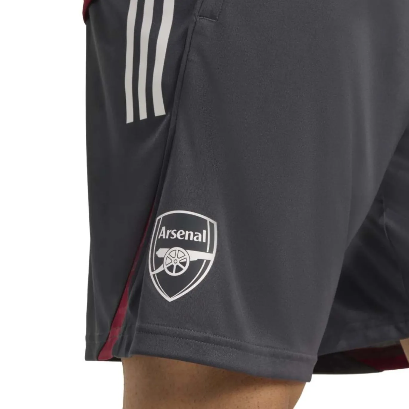 adidas Arsenal Trainingsbroekje Europees 2025-2026 Grijs Wit Rood