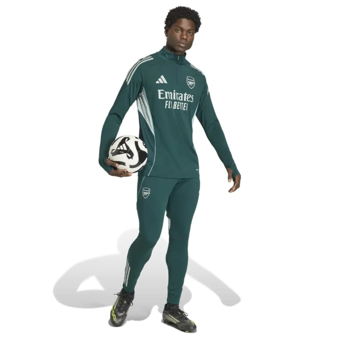 adidas Arsenal Trainingsbroek 2025-2026 Donkergroen Grijs
