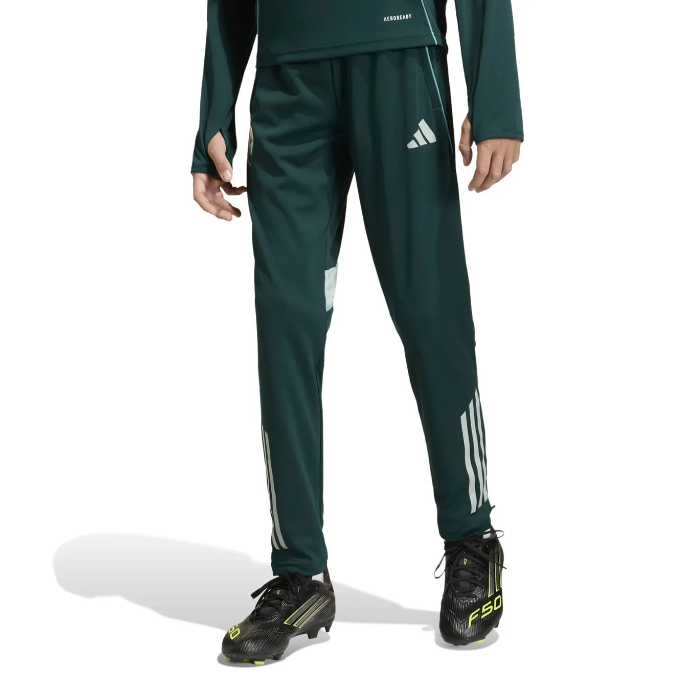 adidas Arsenal Trainingsbroek 2025-2026 Kids Donkergroen Grijs