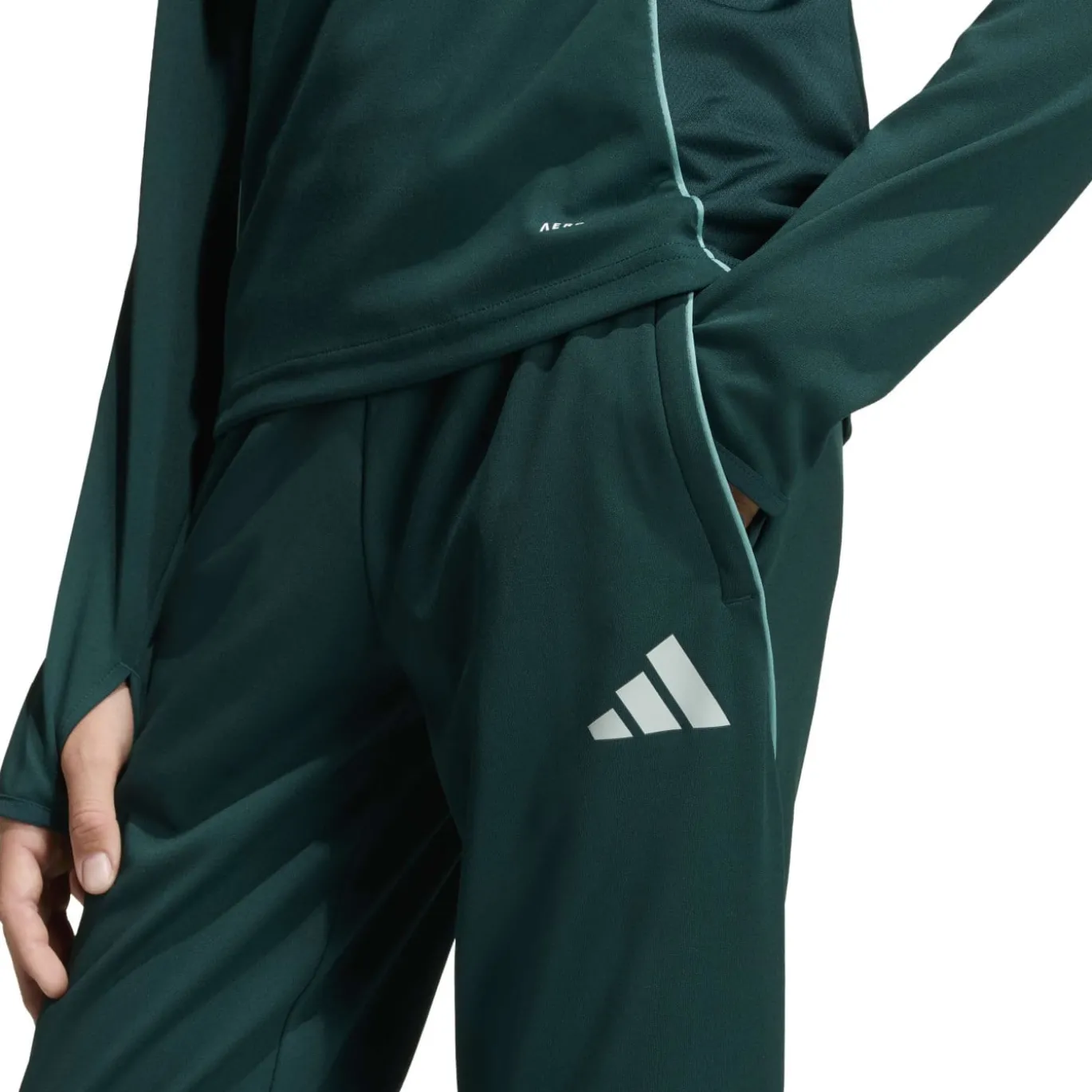 adidas Arsenal Trainingsbroek 2025-2026 Kids Donkergroen Grijs